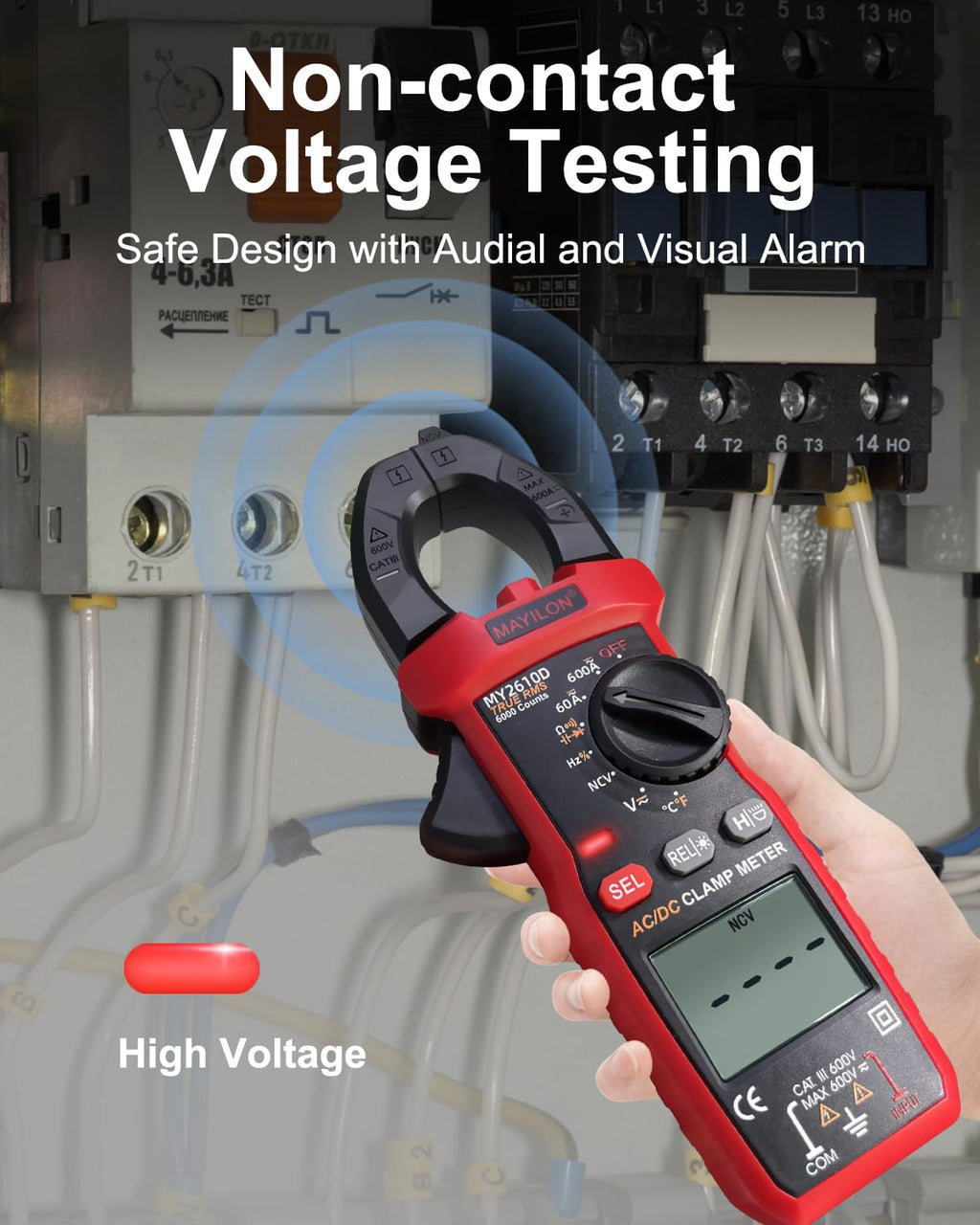 Digital Clamp Meter TRMS 6000 Counts C9690