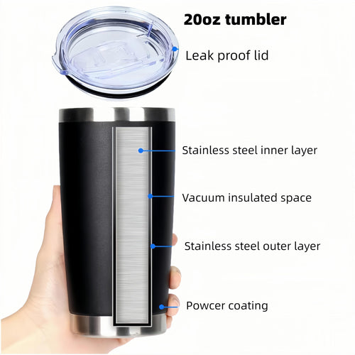 20 oz Stainless Steel Insulated Tumbler I488340