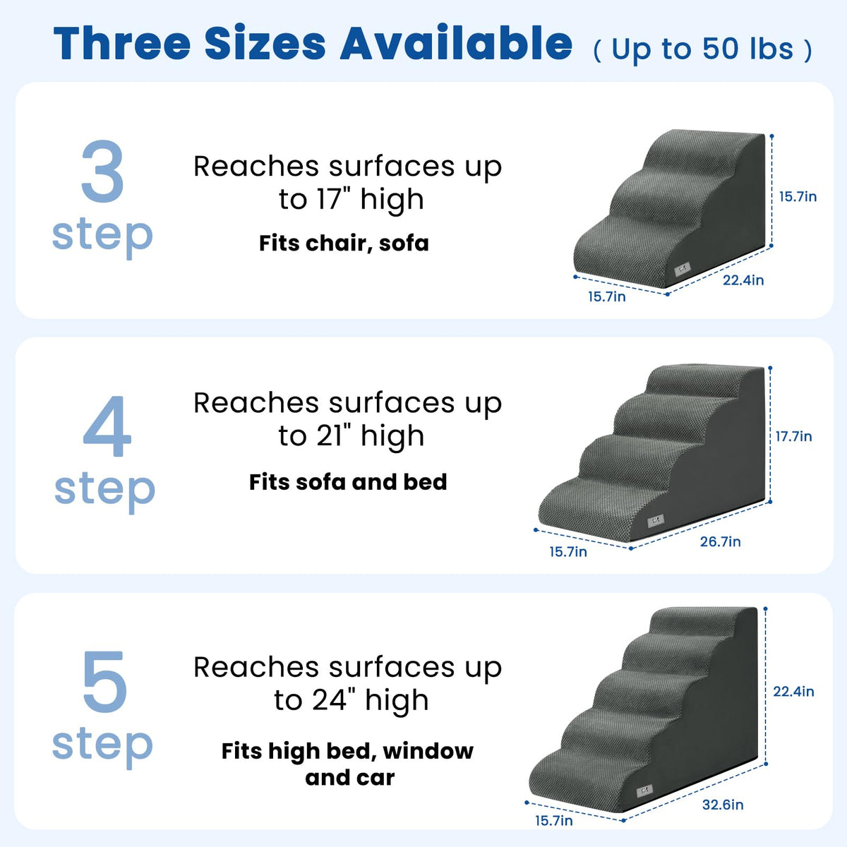 5-Step Pet Stairs V45612