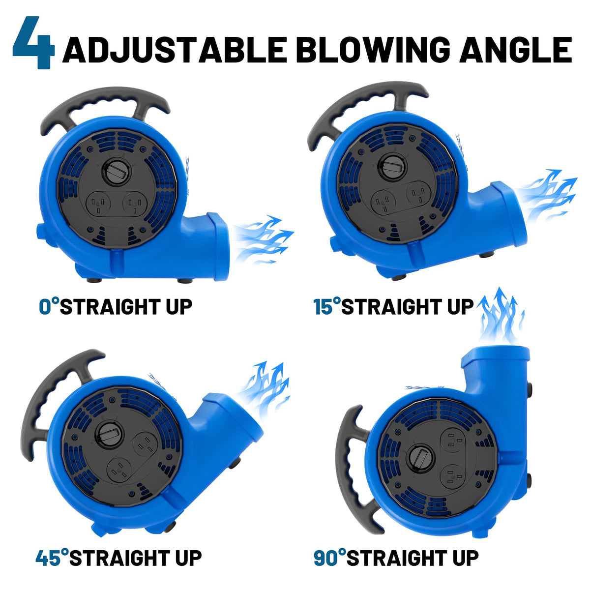 Industrial 1/3HP 1200CFM Air Mover Blower Fan E19750