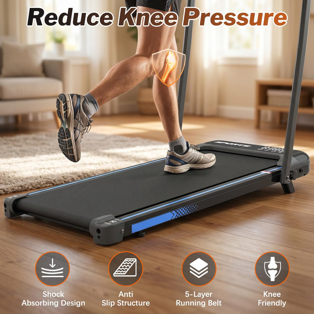 Foldable 3 in 1 Treadmill with Handle Bar and Incline H244603