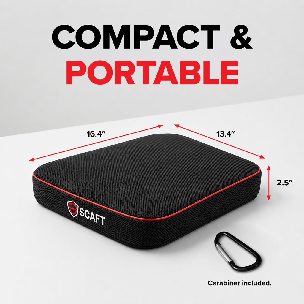 2.5" Thick Foam Stadium Seat Cushion, 2-Pack F240