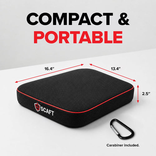 2.5" Thick Foam Stadium Seat Cushion, 2-Pack F240