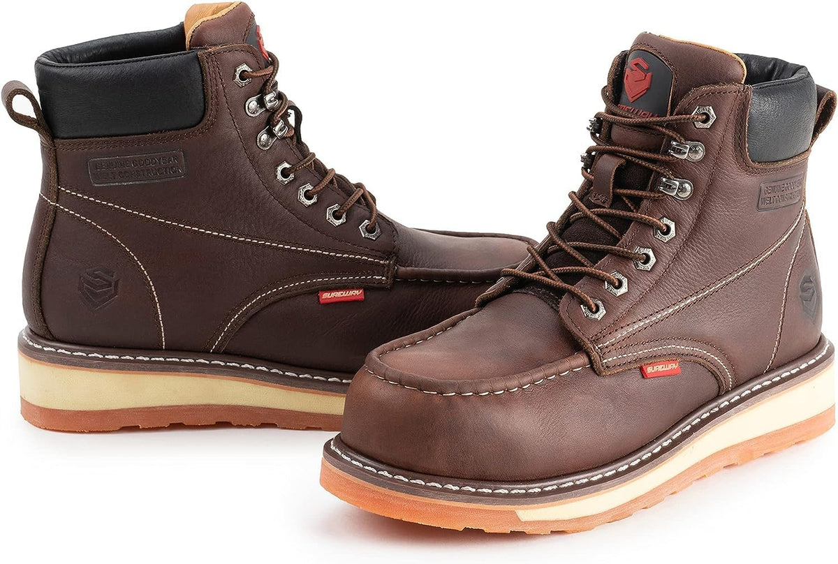 Heavy Duty Soft Composite Steel Toe Work Boots C45528