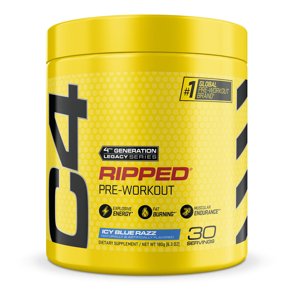 Icy Blue Razz 30 Servings Pre Workout D8540