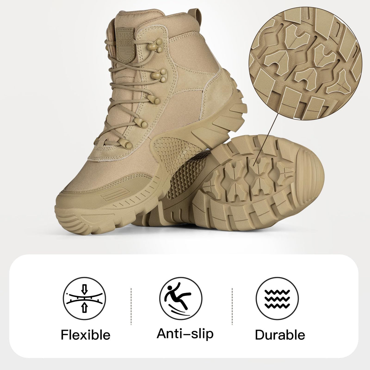 Waterproof Lightweight Tactical Work Boots B7029