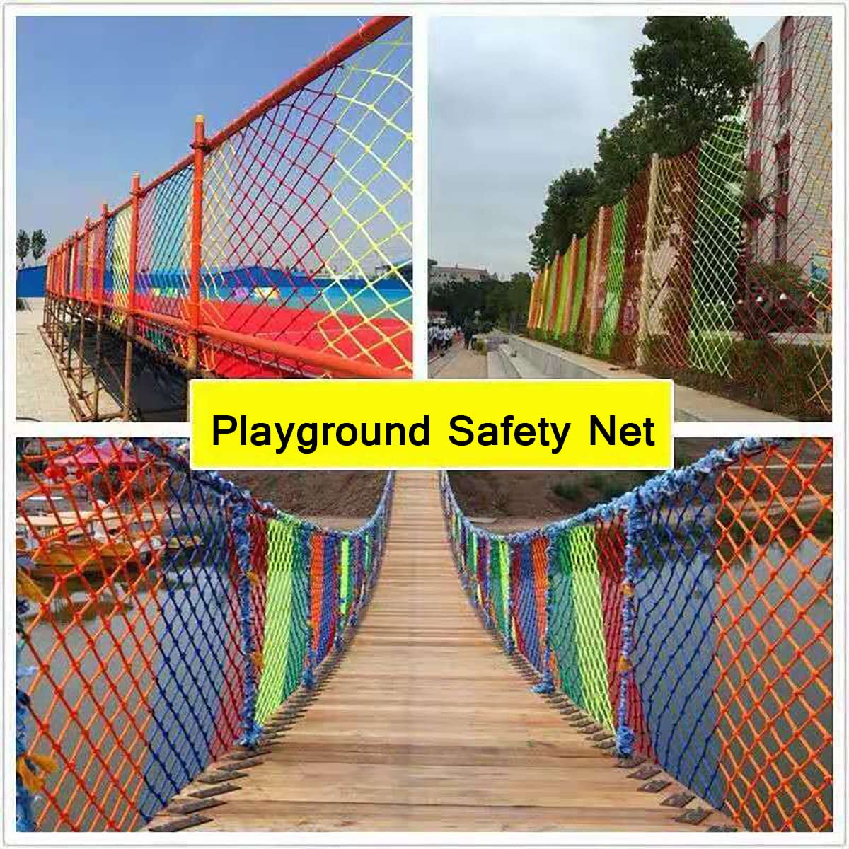 Kids Nylon Climbing Net 1x1M X74897