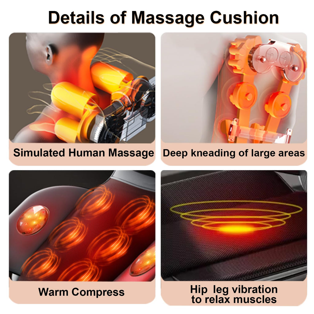 Shiatsu Back Massager with Heat H76863