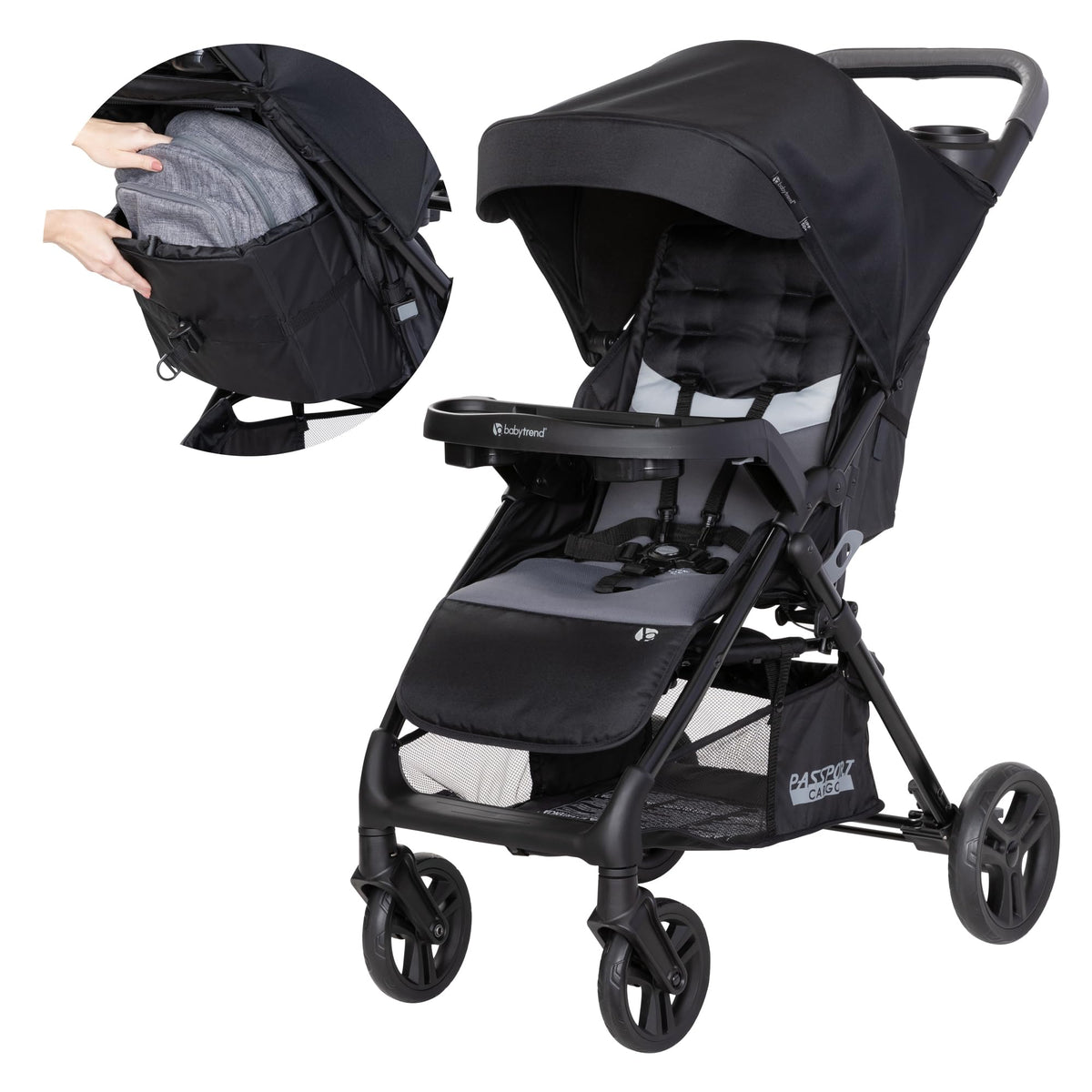Grey Cargo Stroller A990504