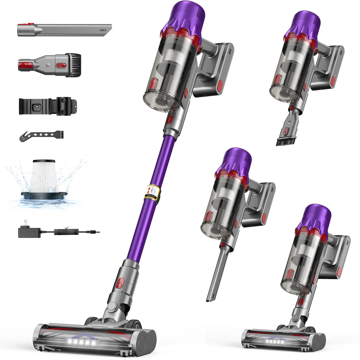 Cordless Stick Vacuum with HEPA Filter Q865