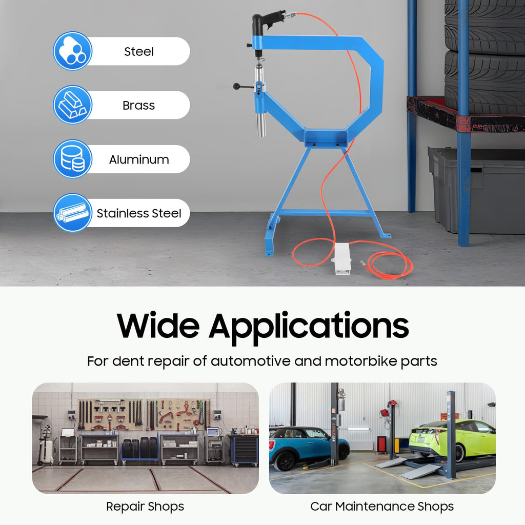 Pneumatic Planishing Hammer Metal Fabrication Set E88831