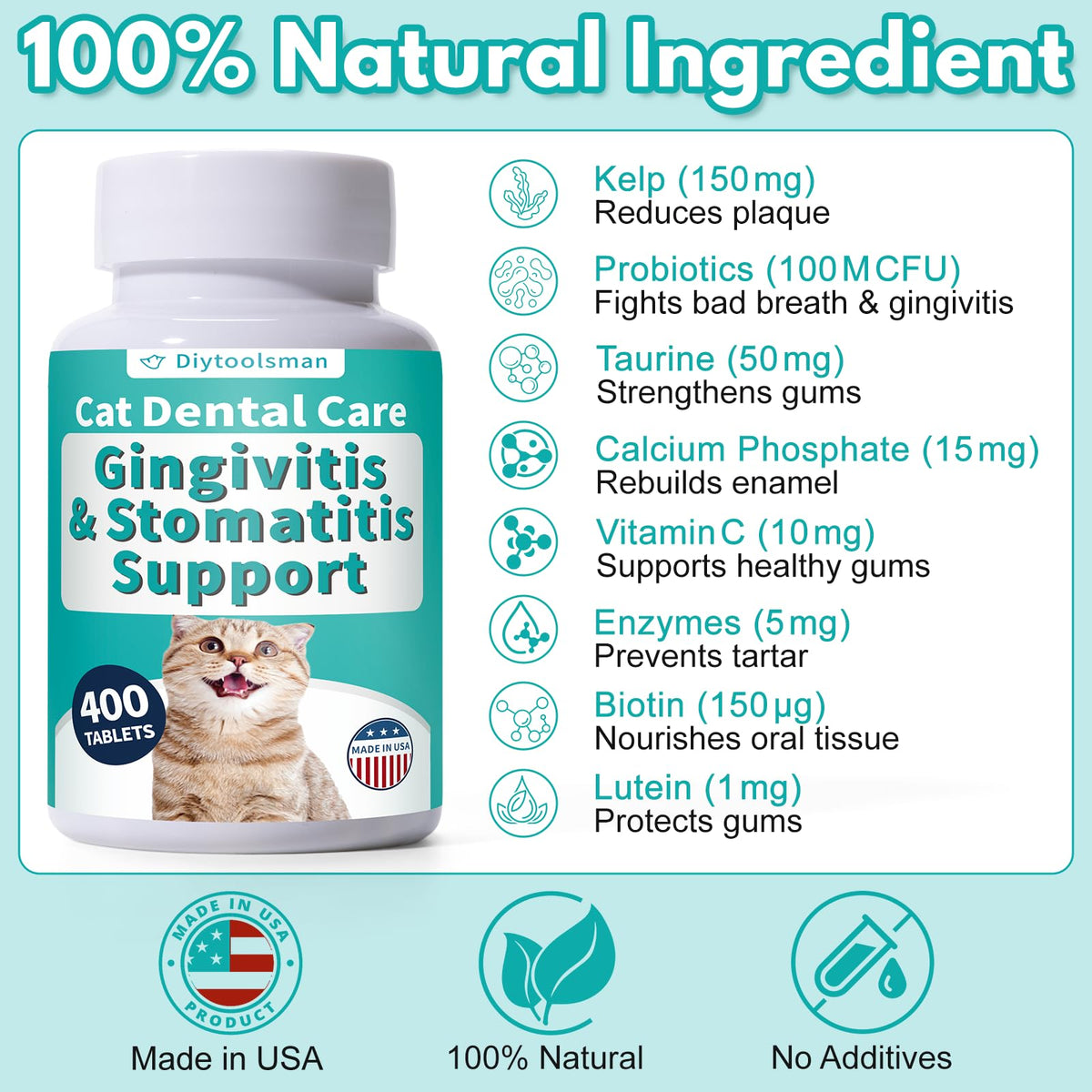 Cat Dental Care Tablets L56150