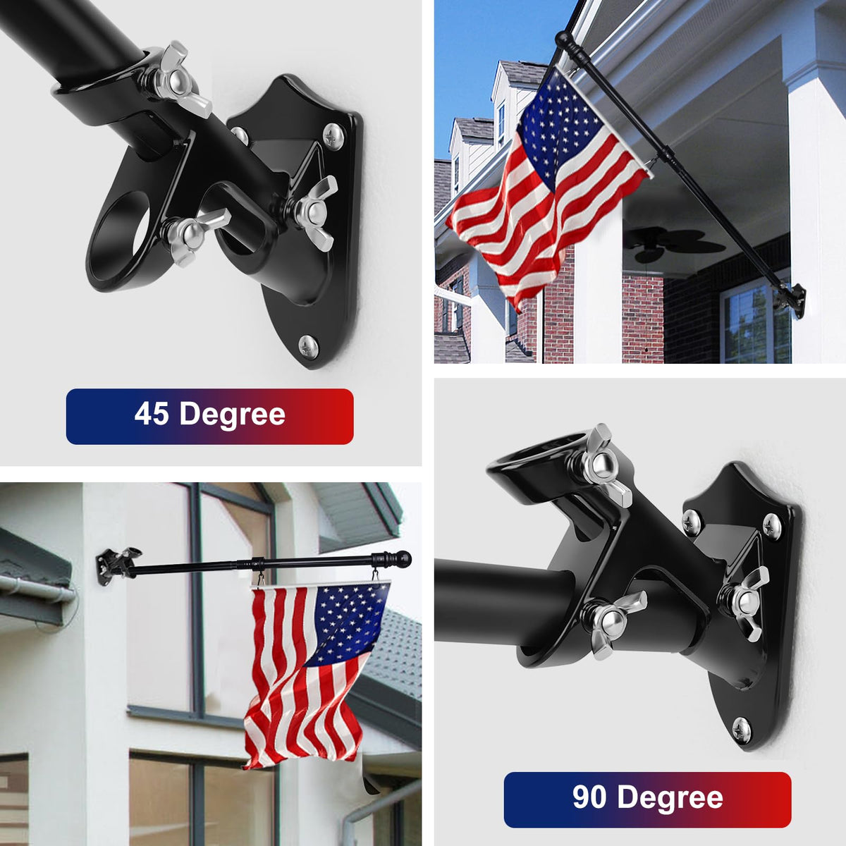 Heavy Duty Aluminum Flag Pole Holder S811867