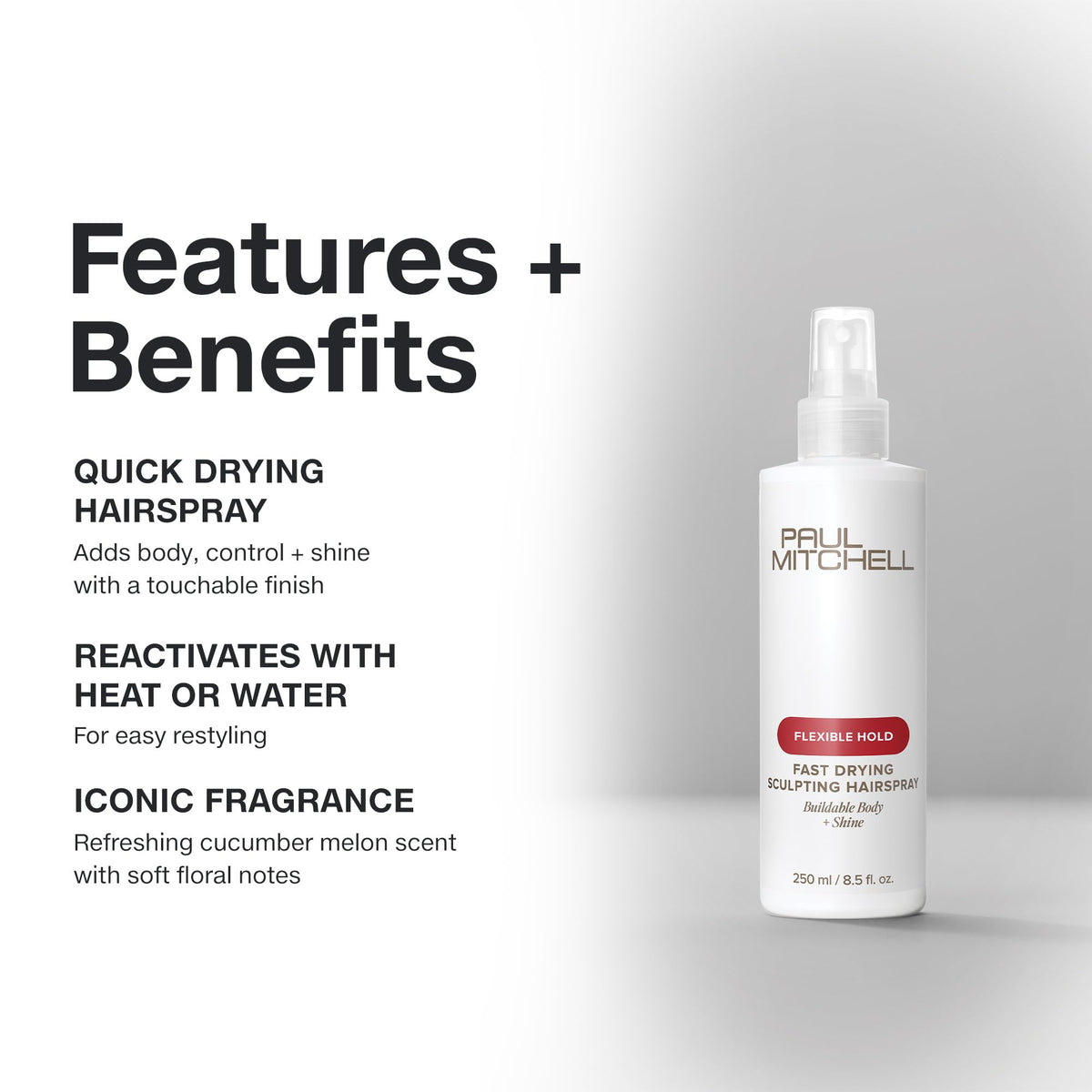 Fast Drying Sculpting Spray Medium Hold K34631