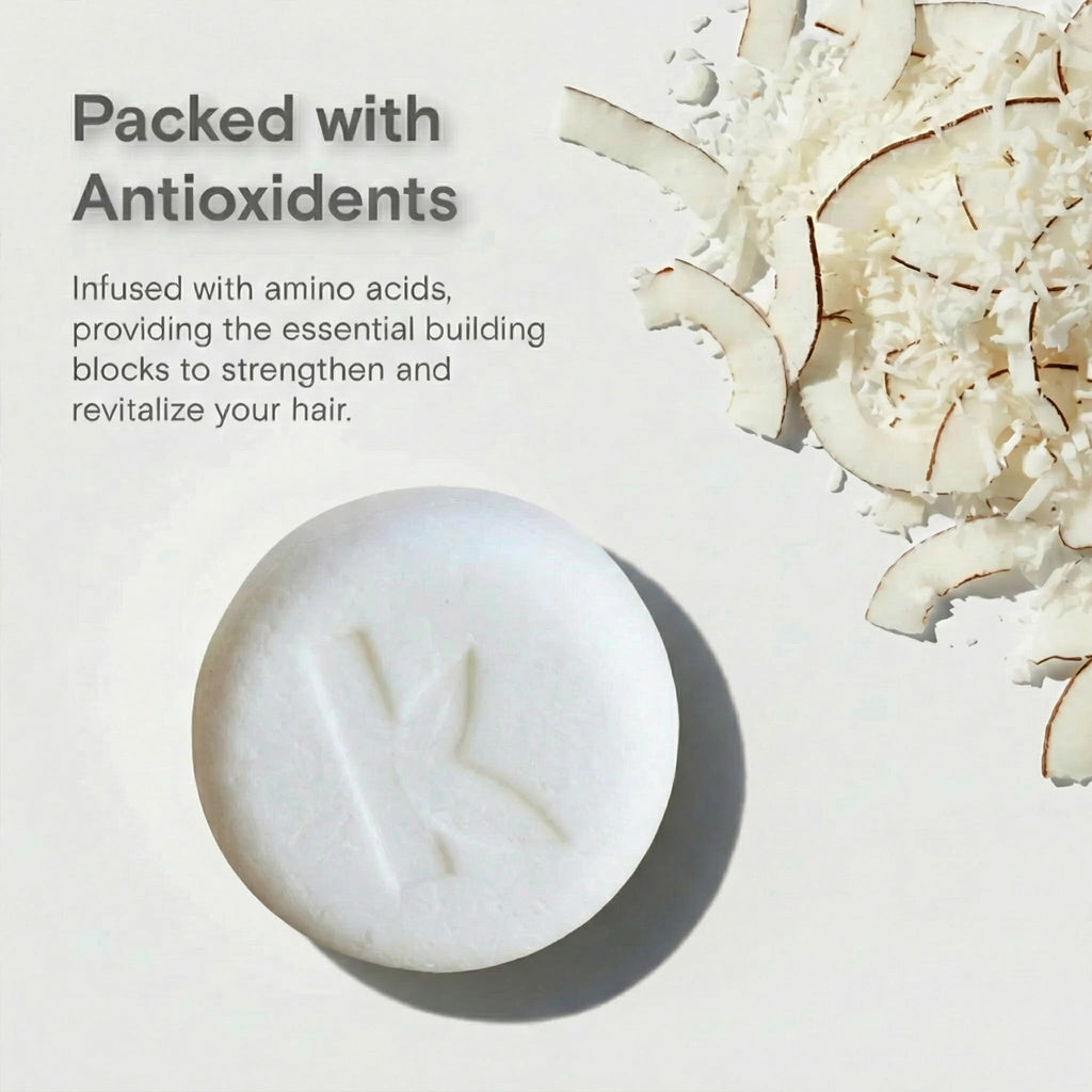 Bamboo Coconut Shampoo and Conditioner Bar Set S43319