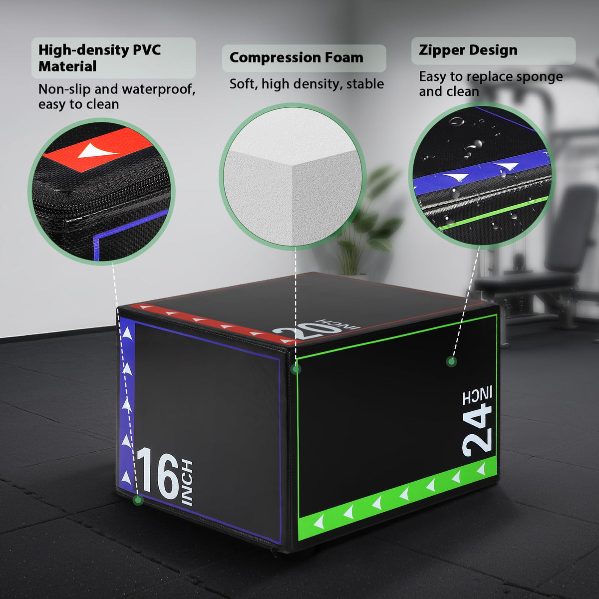 3-in-1 Plyometric Box Set E799