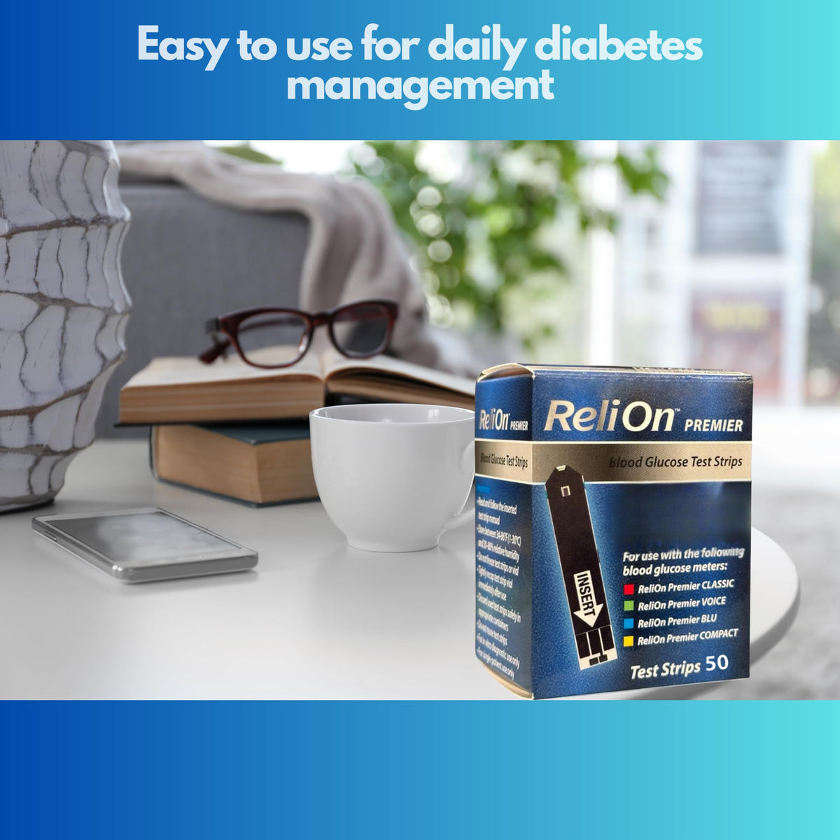 Blood Glucose Test Strips 50ct A876400