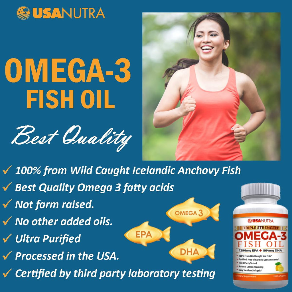 Omega-3 Fish Oil 3600mg with EPA and DHA R786540