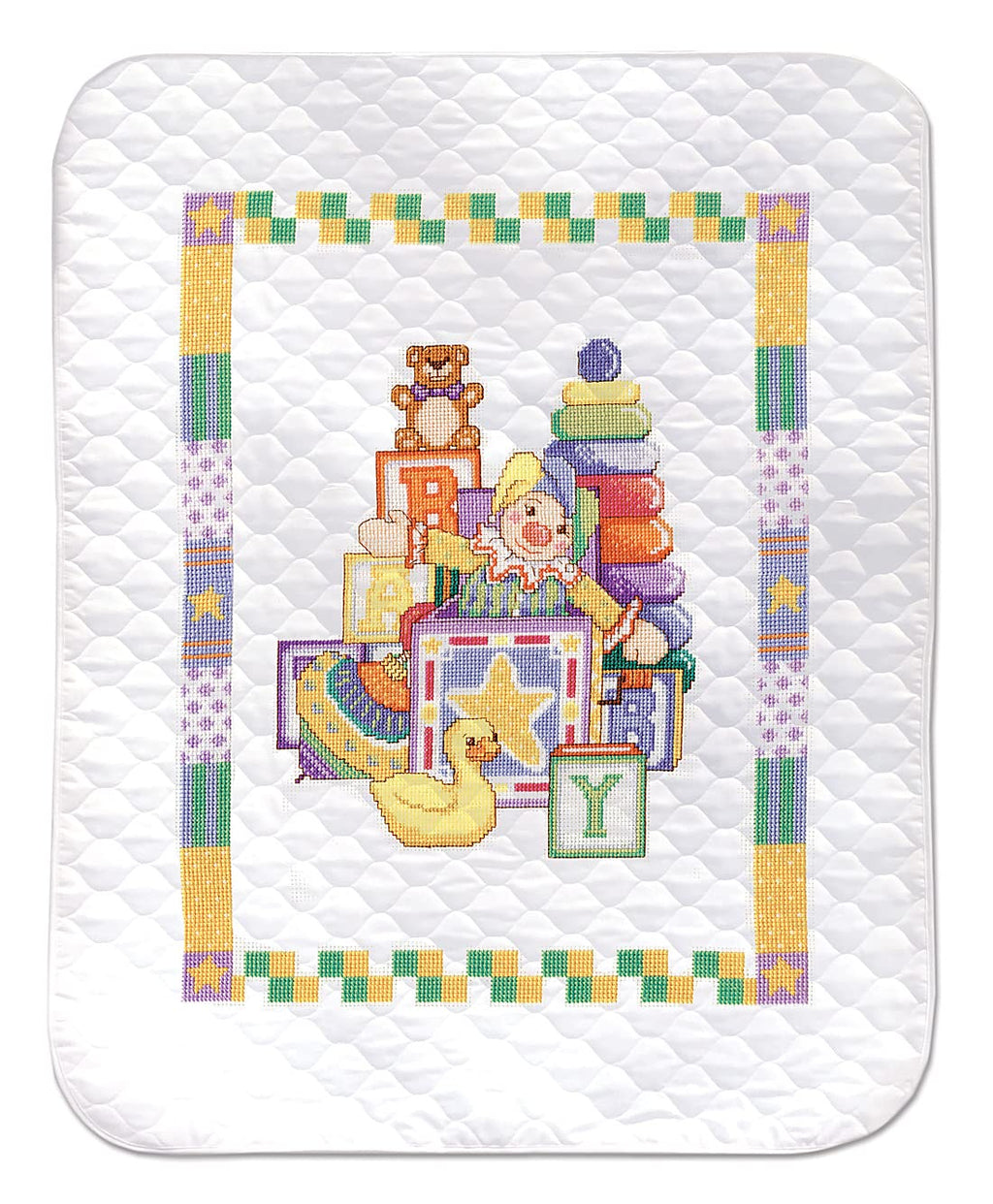 Baby Quilt Cross Stitch Kit, 34"x43" A6689