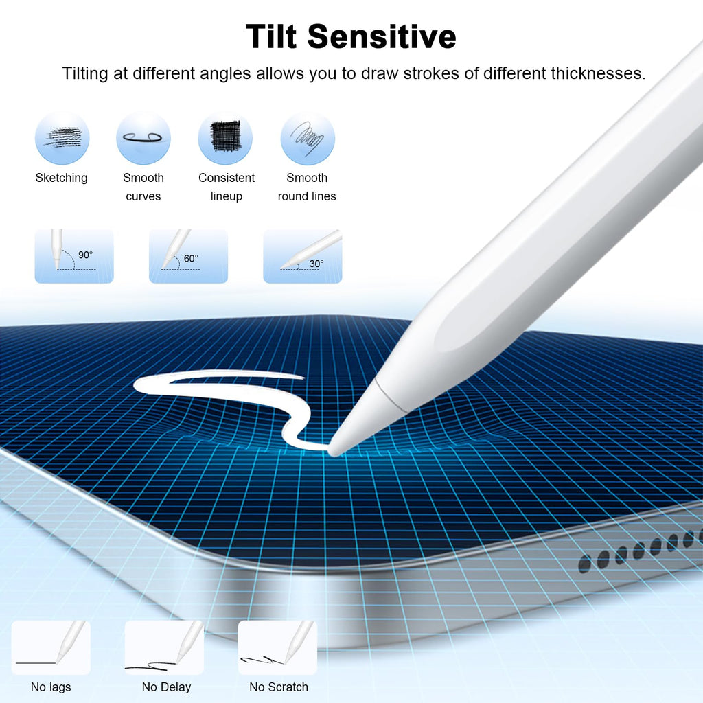 2nd Generation Stylus Pen with Palm Rejection & Tilt Sensitivity C714736