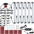 Under Cabinet LED Lighting Kit, 6 PCS 12 Inches Light Bars, Daylight White A16928