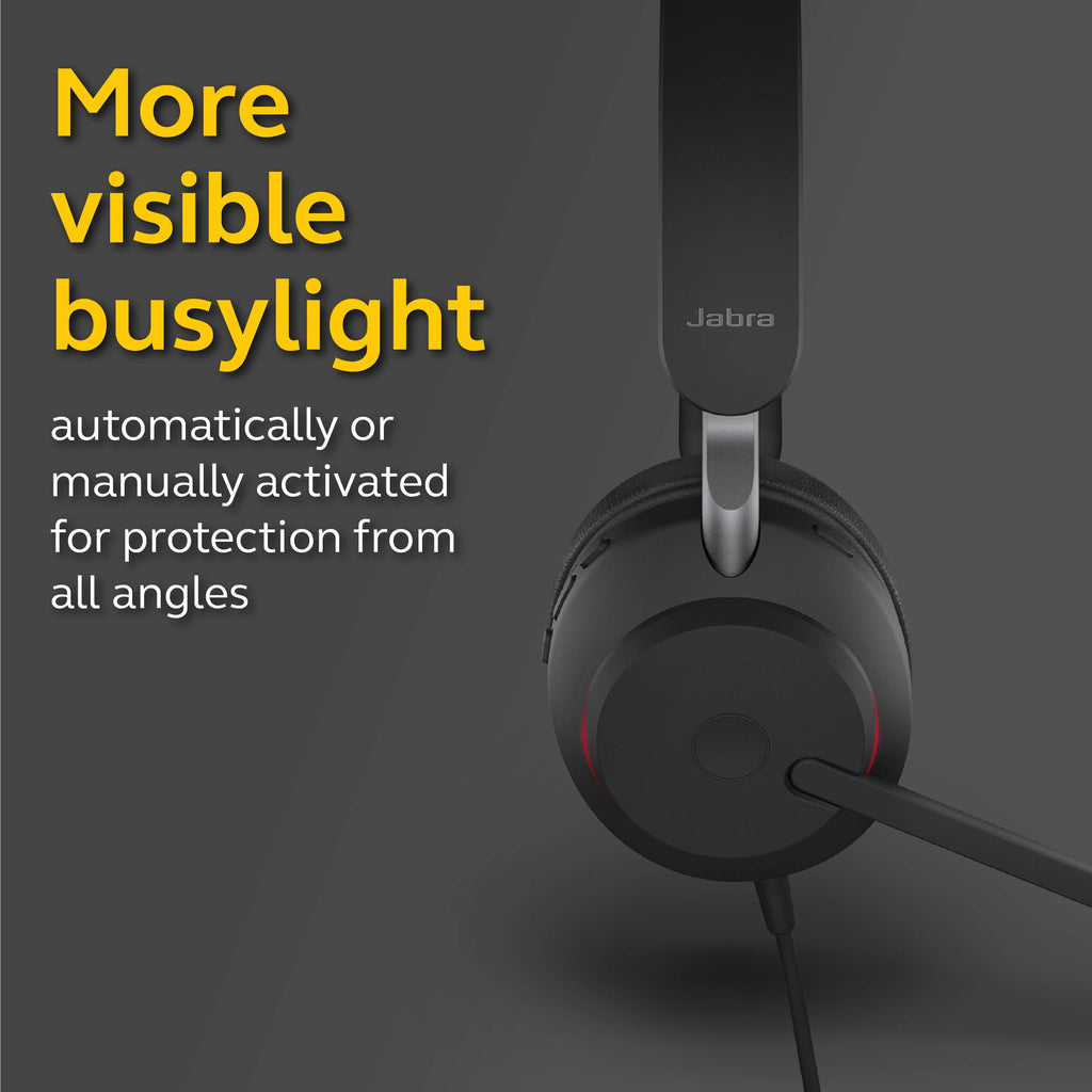 Wired USB-A Stereo Black Headset P669
