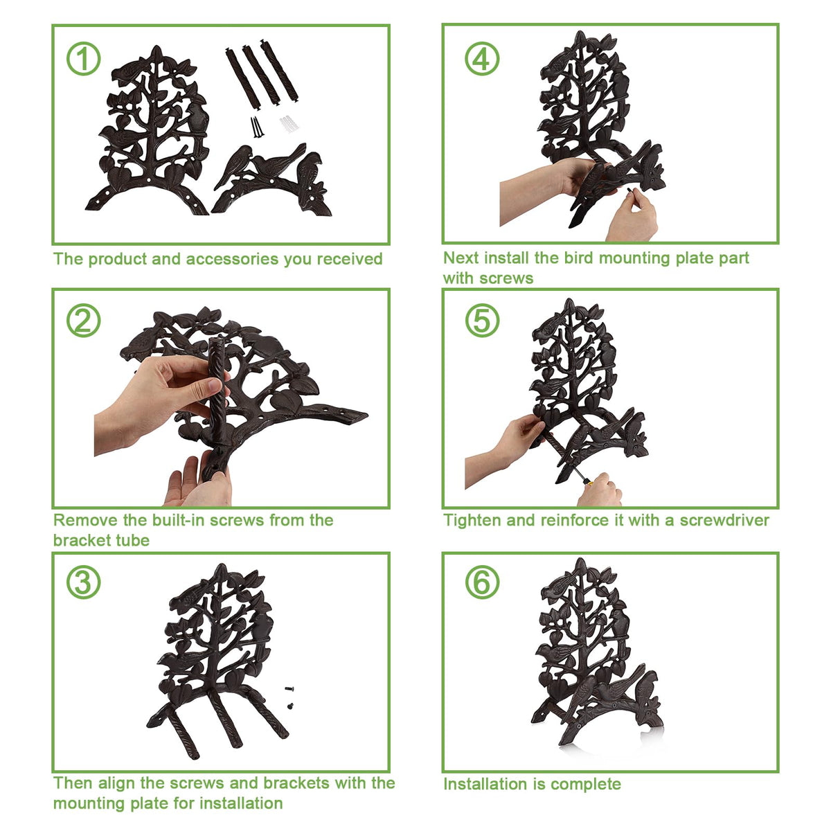 Cast Iron Wall Mount Garden Hose Holder T753