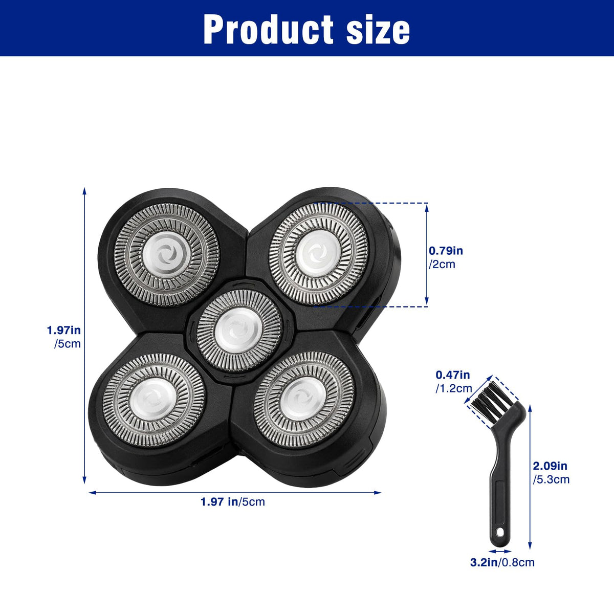 5 Pack Replacement Blades for Electric Razor S1580
