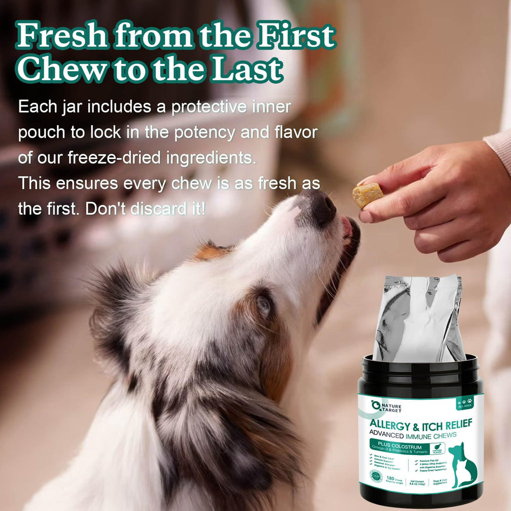 Dog Allergy Chews Real Chicken Freeze-Dried W7179