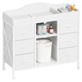 White 6 Drawer Dresser S2361