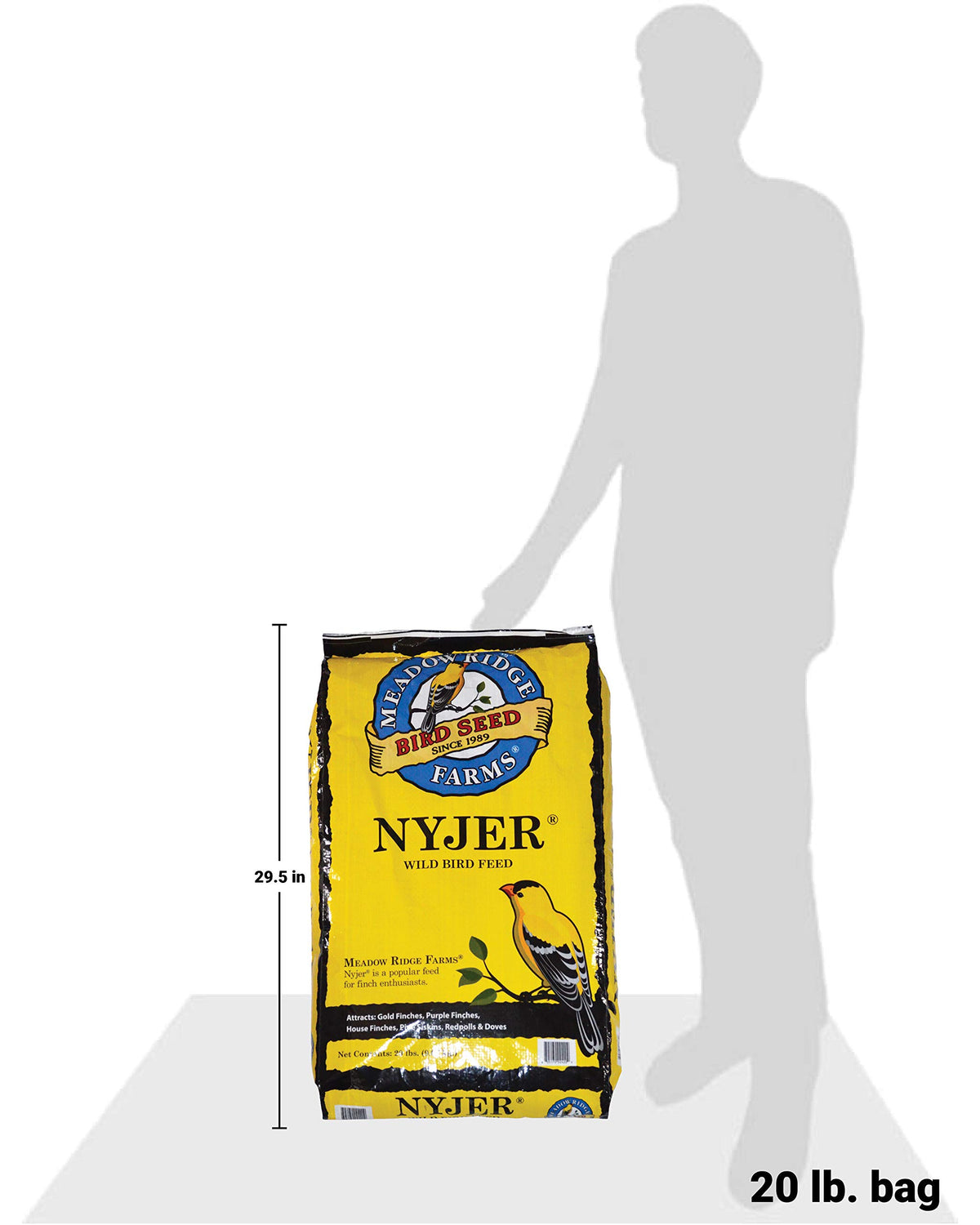 Nyjer Thistle Bird Seed 20-Pound Bag X227356