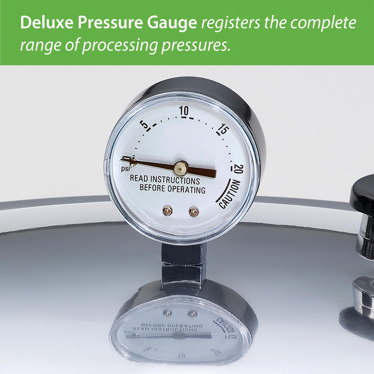 16-Quart Aluminum Pressure Canner and Cooker F62996
