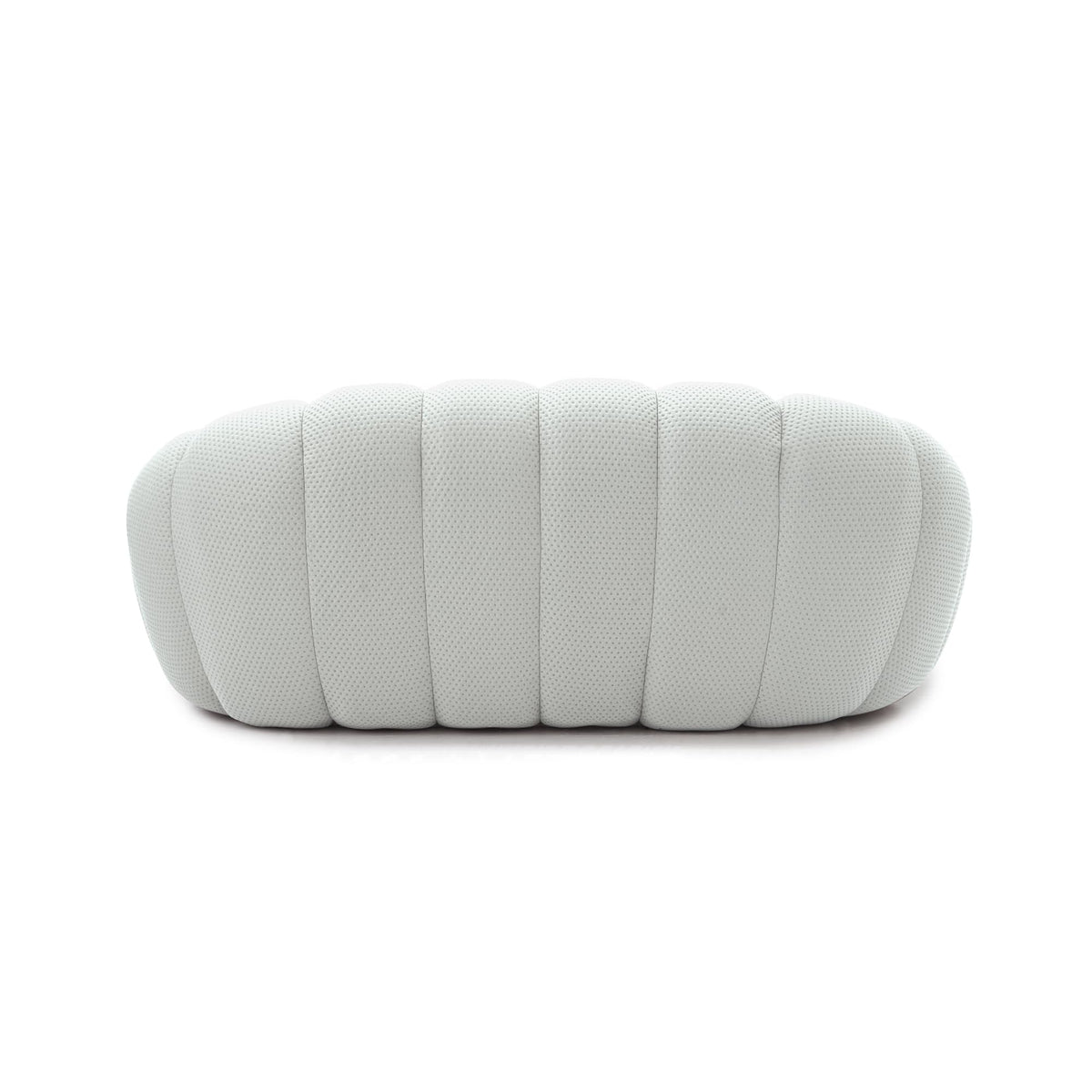 Light Grey Curved Upholstered Sofa C69308