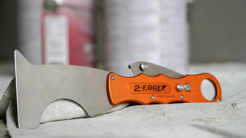 Foldable Utility Putty Knife with Aluminum Handle and Safety Lock L942312