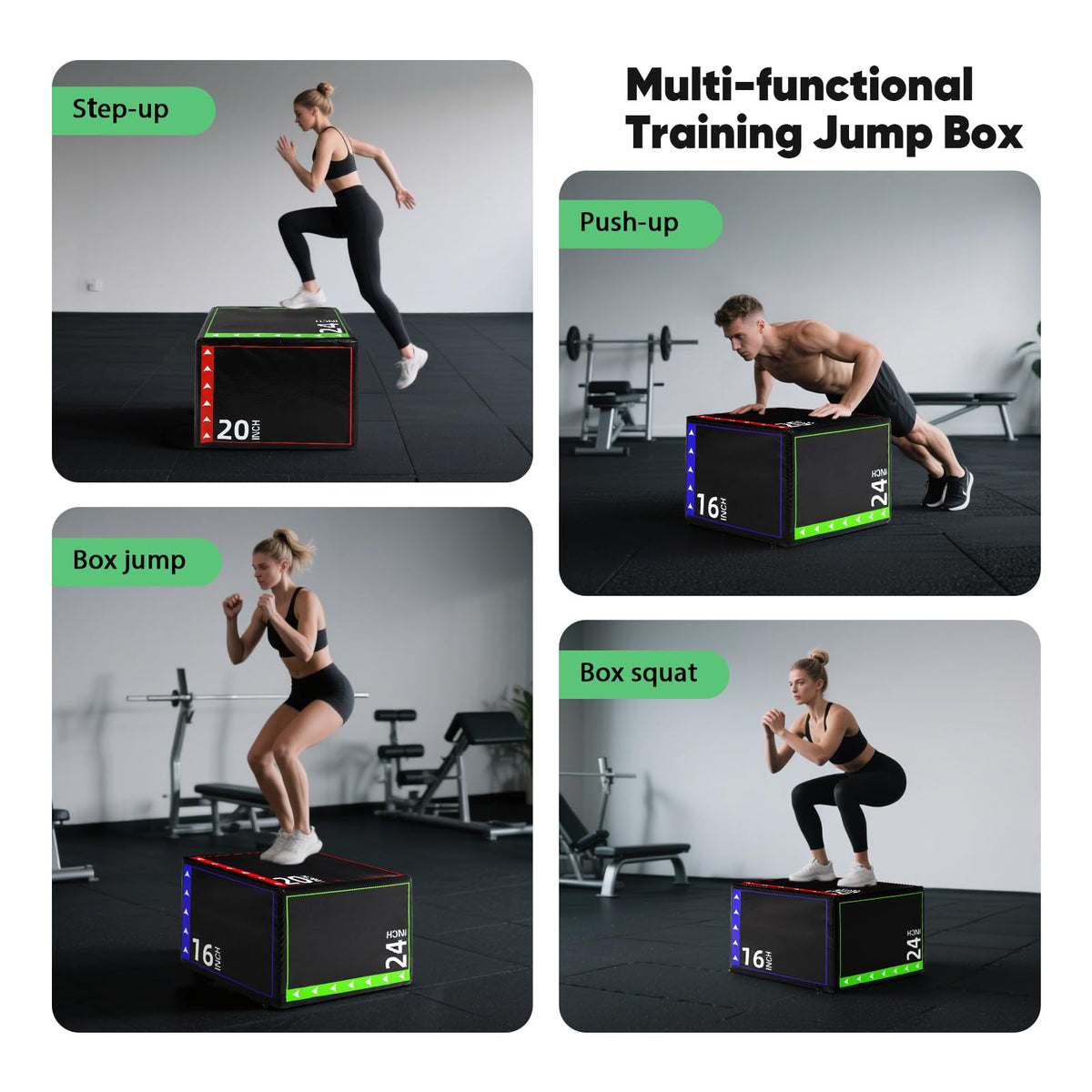 3-in-1 Plyometric Box Set E799