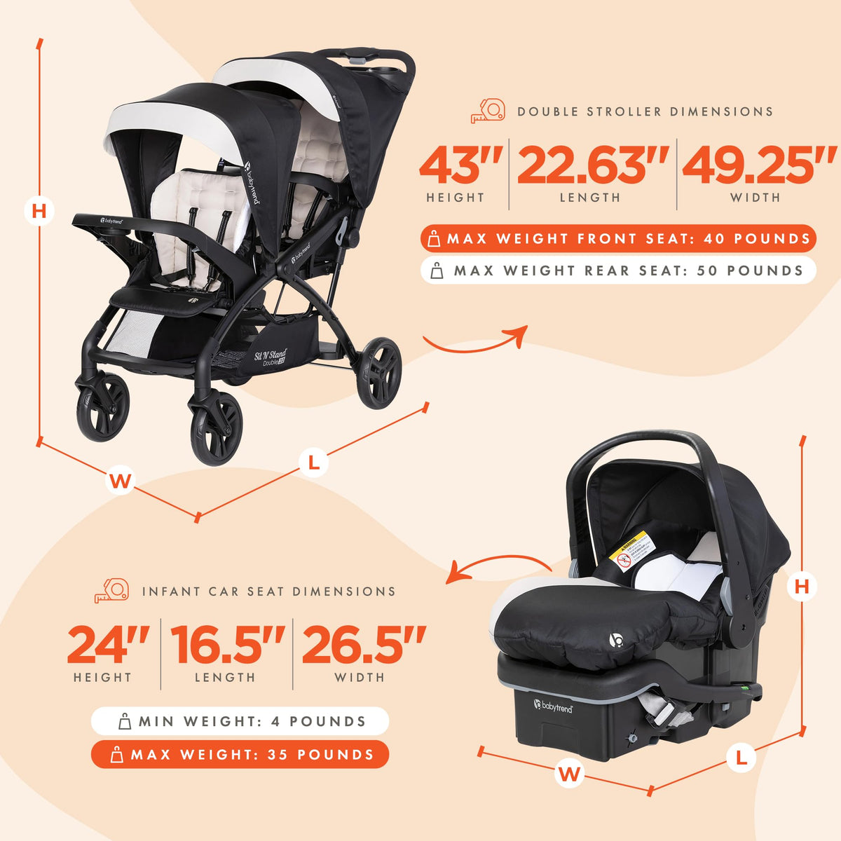 Double Stroller & Car Seat M152638