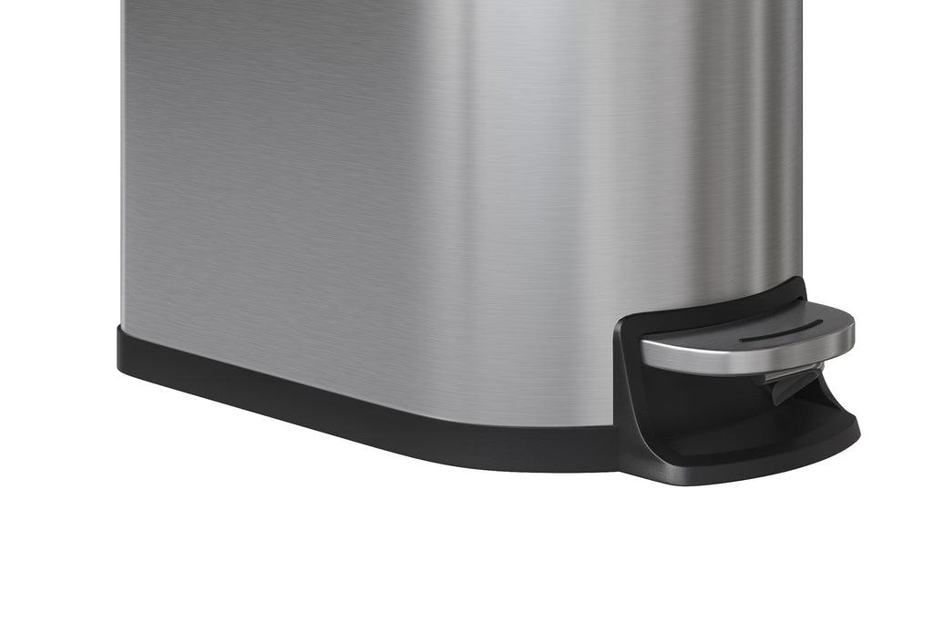 50 L Stainless Steel Kitchen Trash Can with Lid I157480