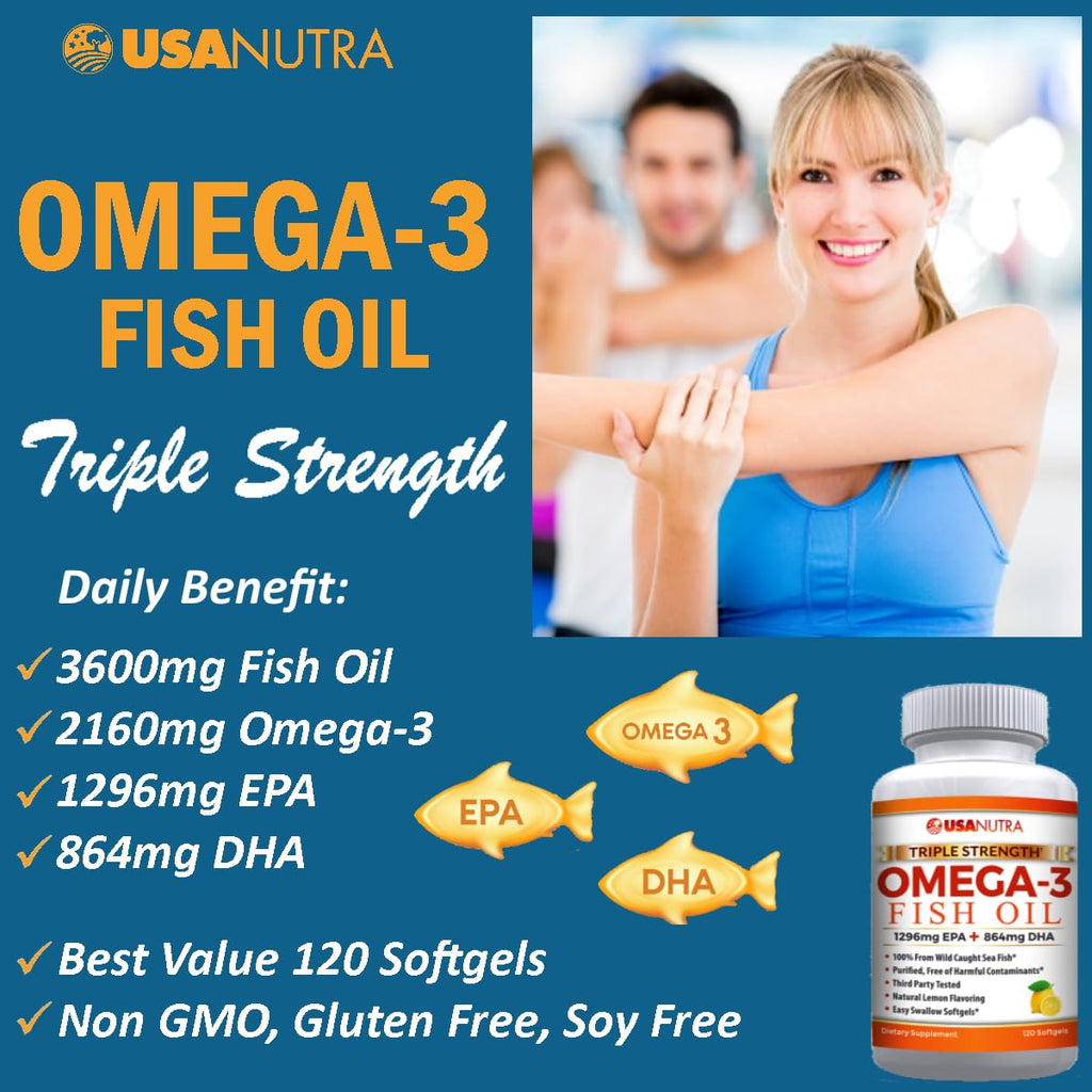 Omega-3 Fish Oil 3600mg with EPA and DHA R786540