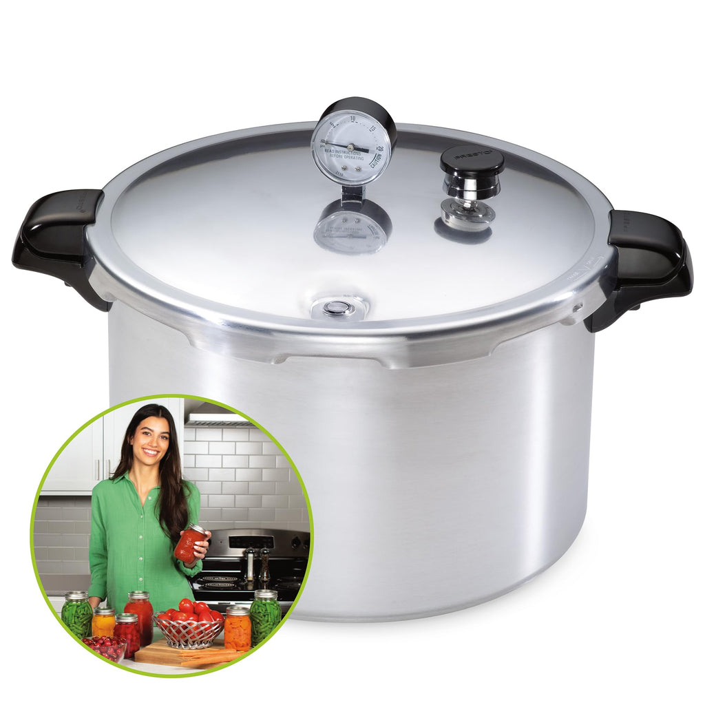 16-Quart Aluminum Pressure Canner and Cooker F62996