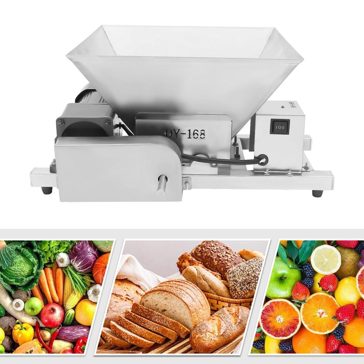 4L Stainless Steel Electric Fruit Crusher L832