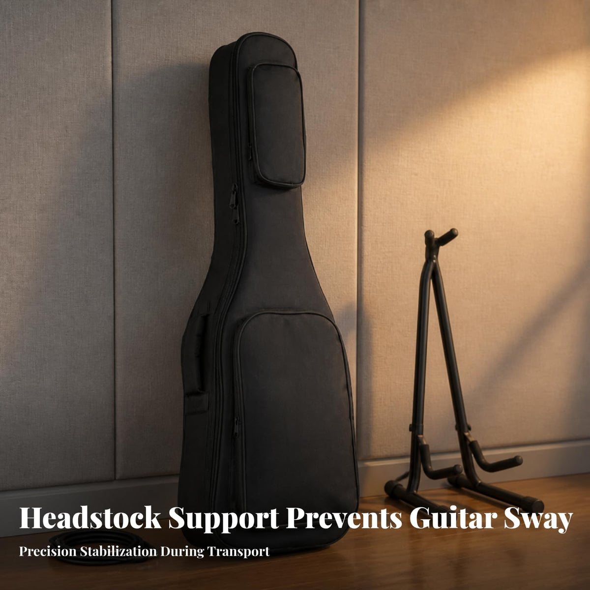 Electric Guitar Carrier Case with 15mm Padding Oxford Cloth Gig Bag O386