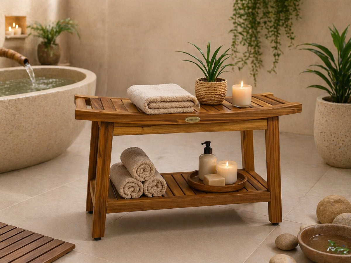 30-Inch Teak Shower Bench I46441