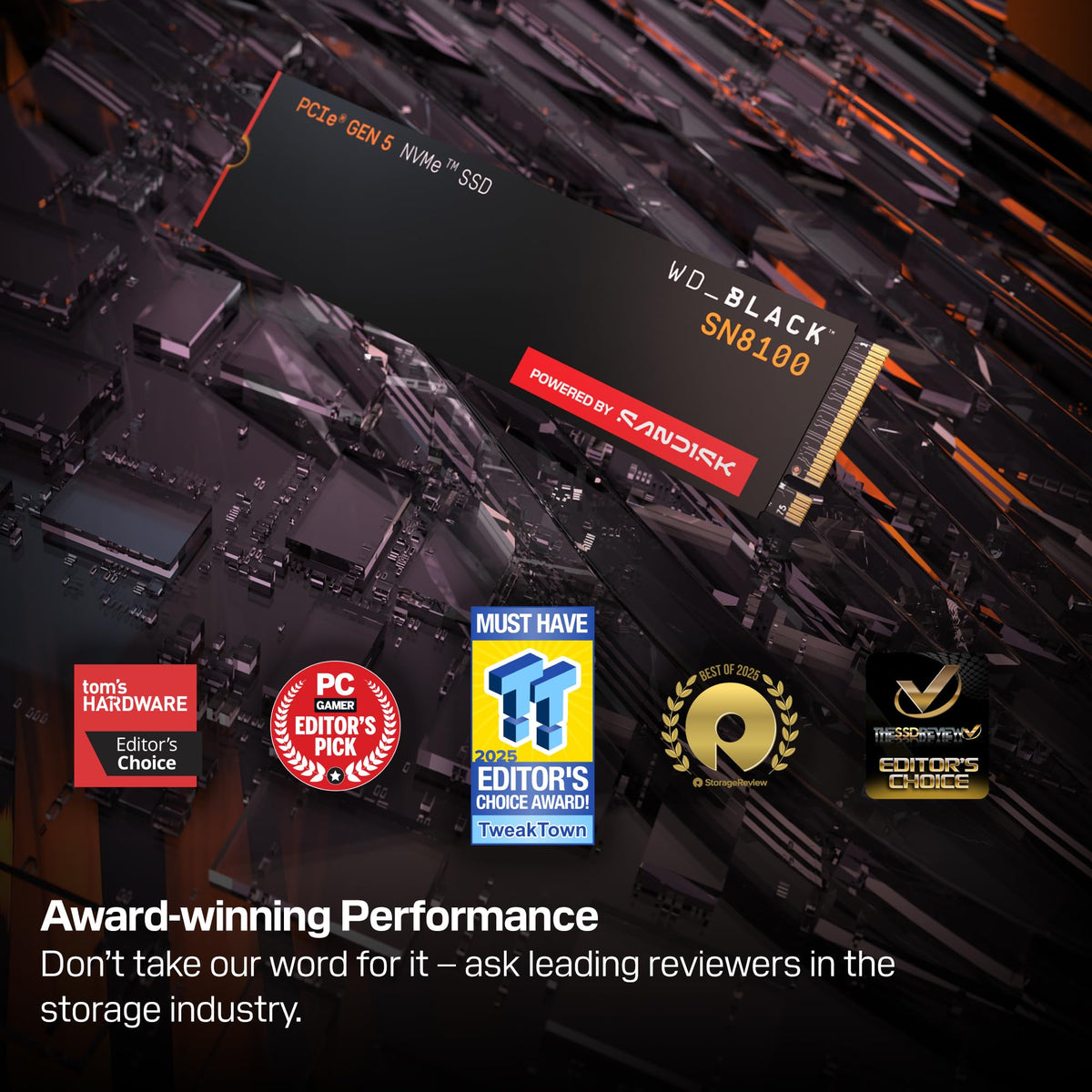 4TB NVMe SSD PCIe 5.0x4 M.2 2280 J1263