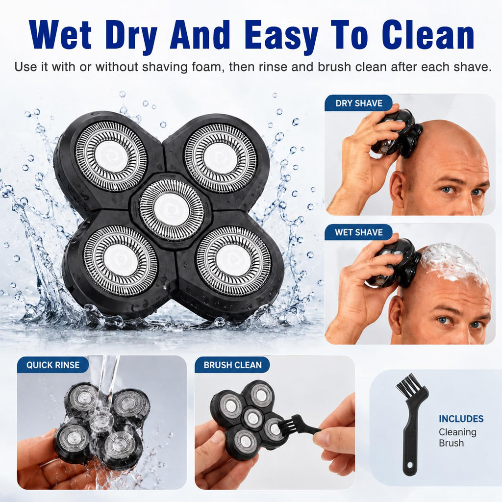 5 Pack Replacement Blades for Electric Razor S1580