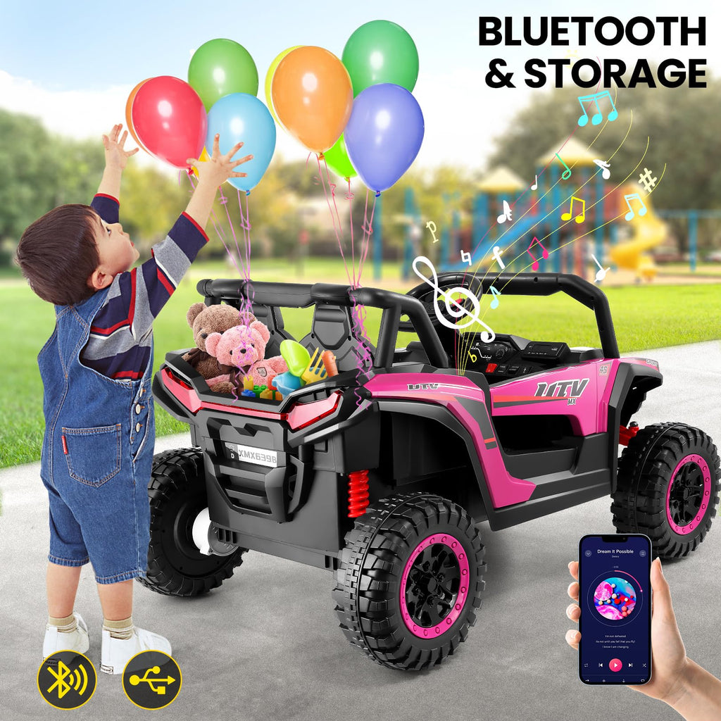 24V Pink Ride on Toy C204