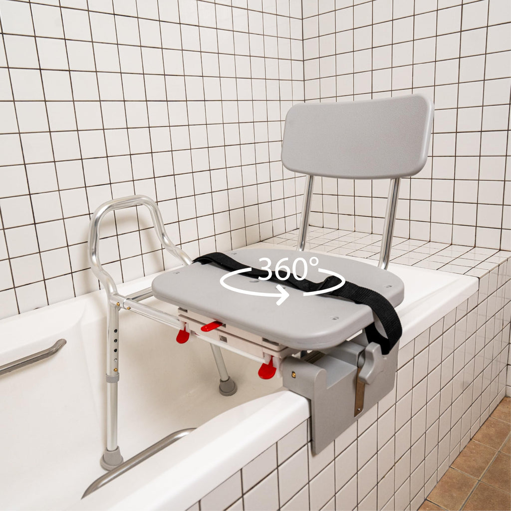 Sliding Tub Transfer Bench with Swivel Seat E3877