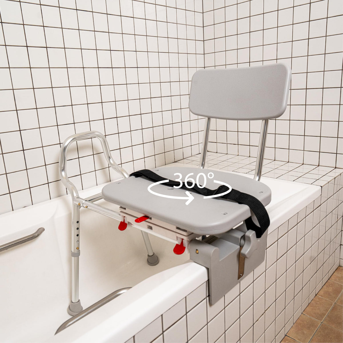 Sliding Tub Transfer Bench with Swivel Seat E3877