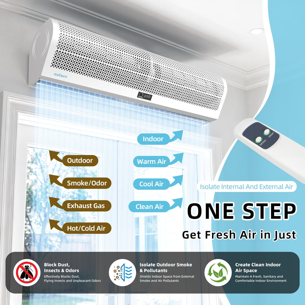 36'' Wall-Mounted Air Curtain V95217