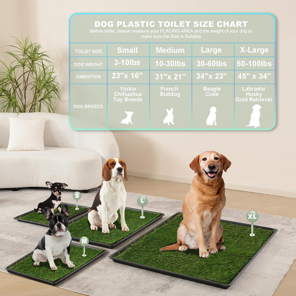 Dog Grass Pad with Tray E847