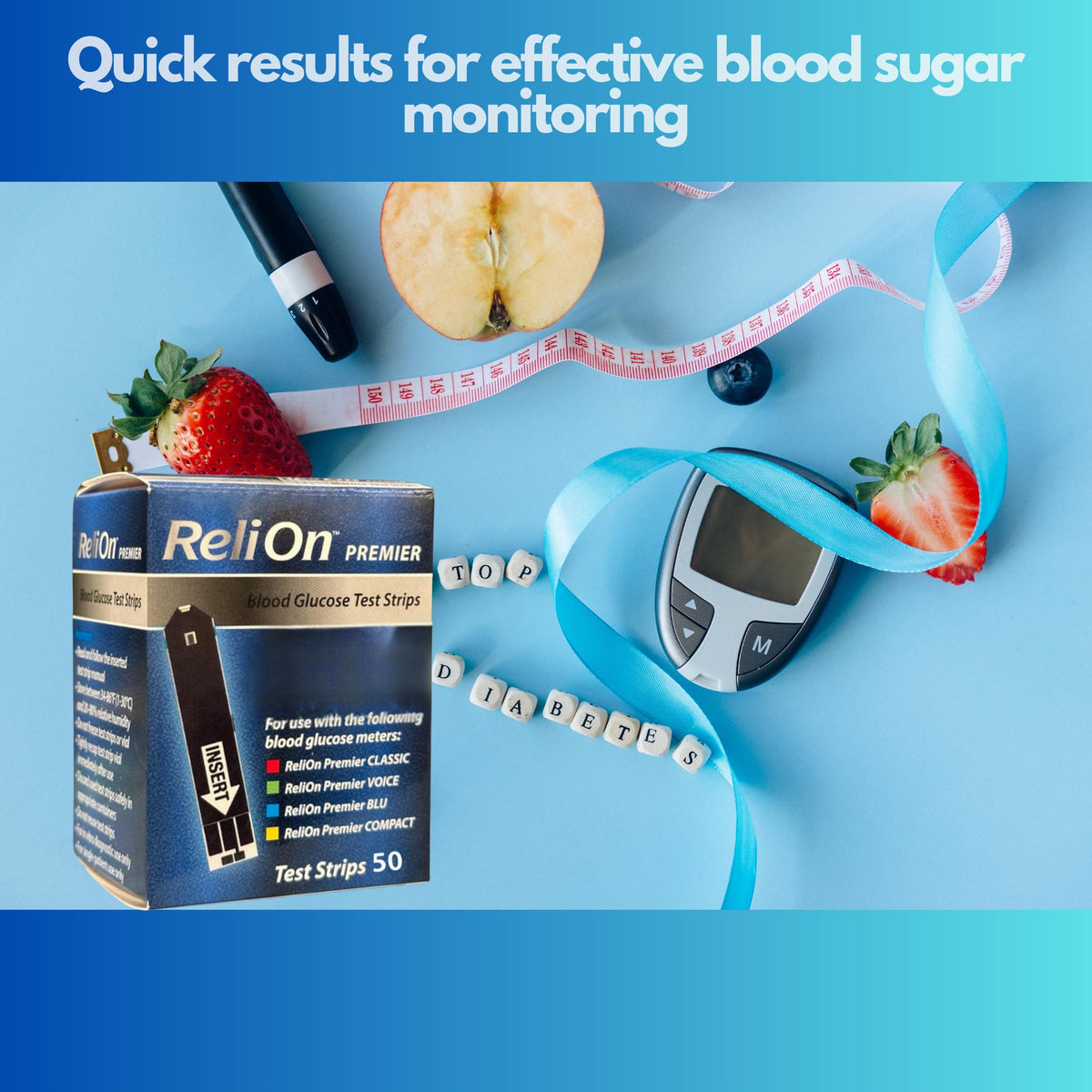 Blood Glucose Test Strips 50ct A876400